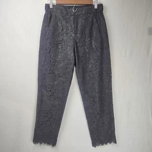 J.Crew Black Lace Pants Cropped  Size 0